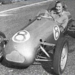 Betty Haig in a Cooper single-seater