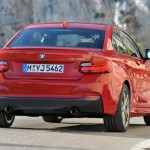 Rear view of BMW 2-Series coupe