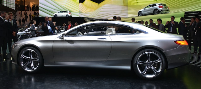 S-Class coupe at Frankfurt motor show in September