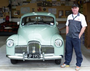 Mark Grey and his 1953 Holden FX ute