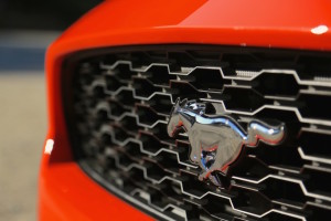 Famous 'Pony car' badge on the grille