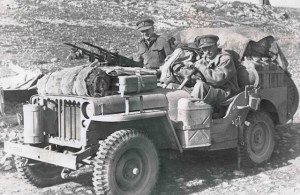 An SAS-equipped Jeep in North Africa in 1943