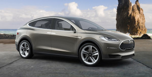 Tesla's 'teaser' picture of the Model X