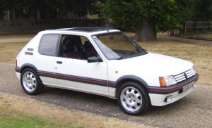 205 GTi first appeared in 1984