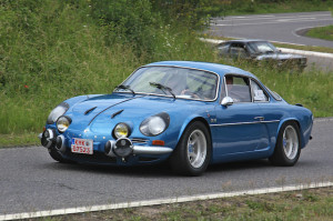 The Renault Alpine A110 finished 1-2-3 in the 1971 Monte Carlo Rally
