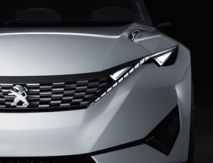 Fractal's grille and headlight assembly will roll out across the Peugeot range