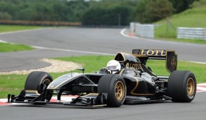Lotus 125 on the test track at Hethel