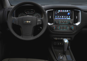 New dashboard with eight-inch touchscreen
