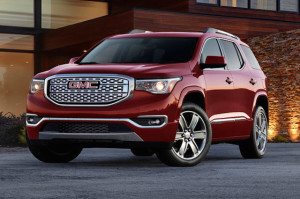 The all-American Acadia with its GMC grille badge